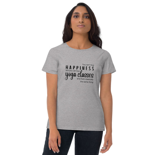Happiness women's short sleeve t-shirt