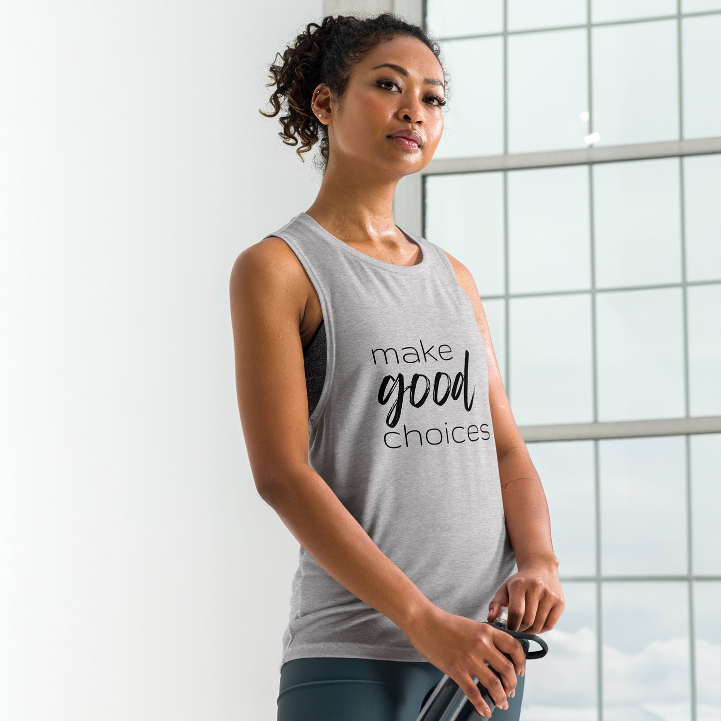 Good Choices Womens Muscle Tank