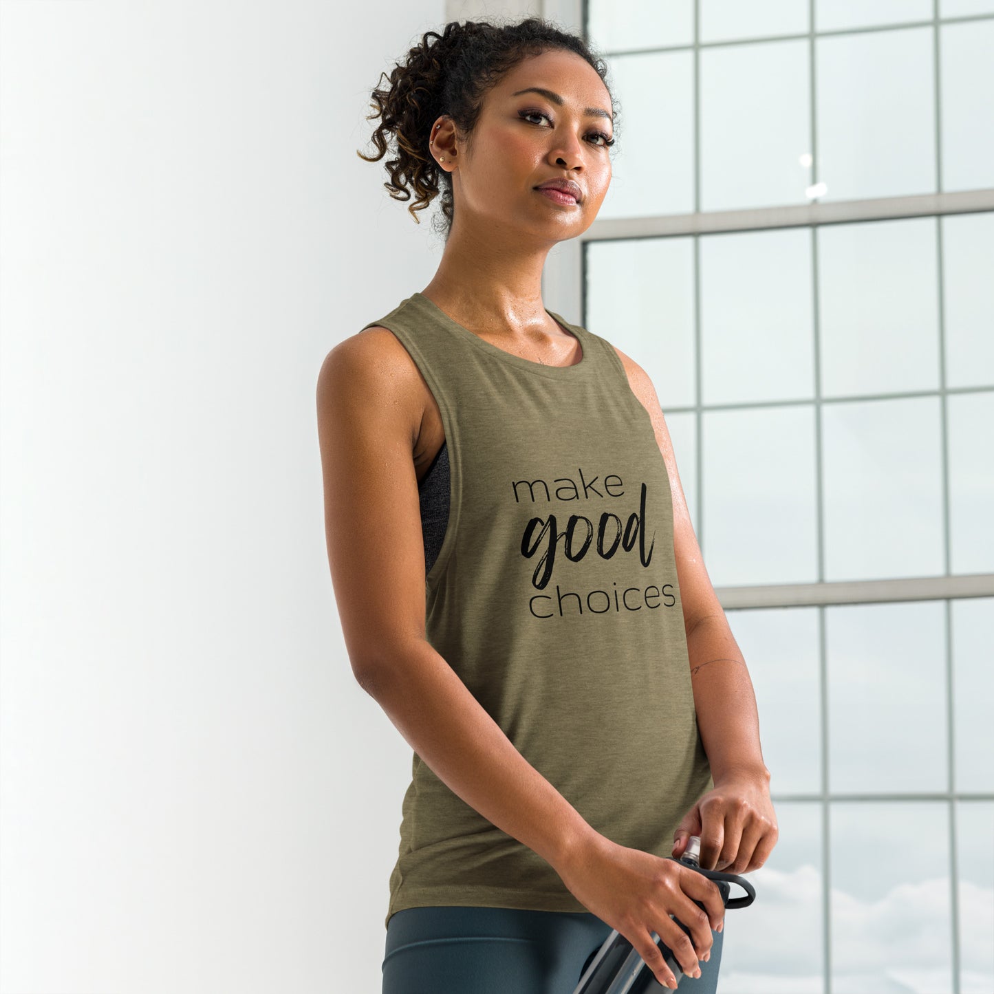 Good Choices Womens Muscle Tank